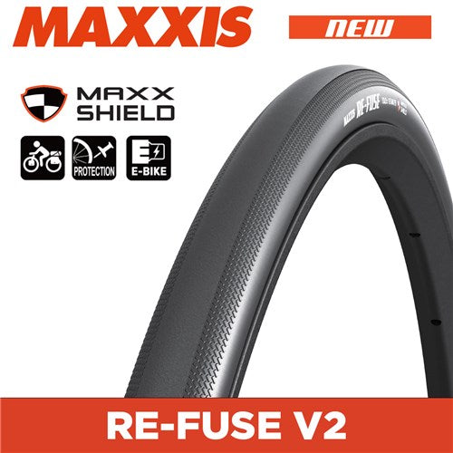 Maxxis Maxxis Refuse V2- 700 X 25 Folding - 60TPI Maxxshield - Black
