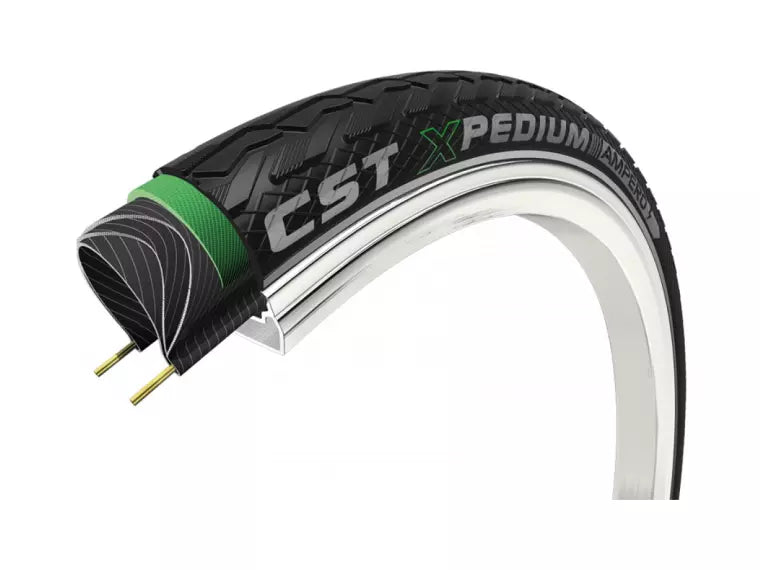 CST Tyre Xpedium Ampero - 700 x 38 - Wirebead 60TPI - Defender EPS 1.5mm