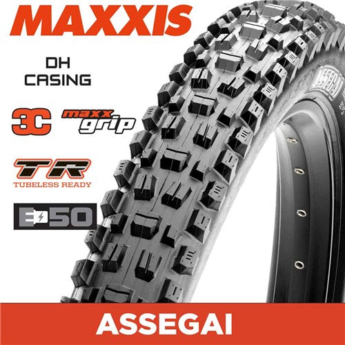 Maxxis Assegai 29X2.50 DH 3C Max Grip TR E50