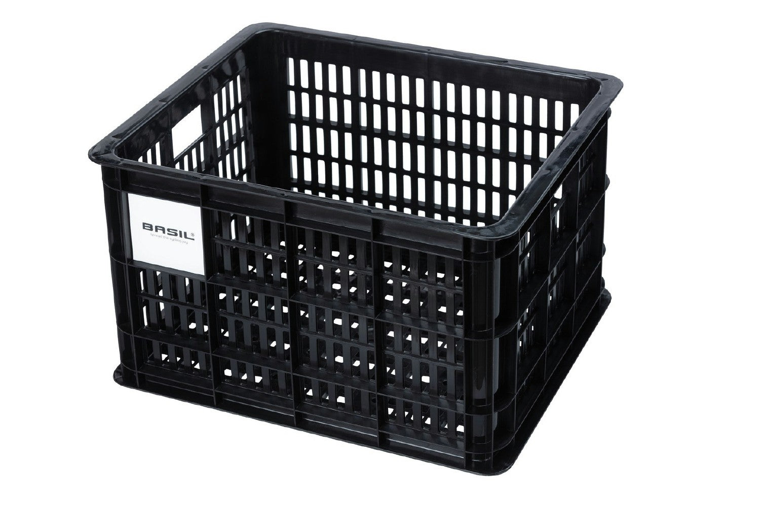 Basil Bicycle Crate M 29.5L Recycled Black