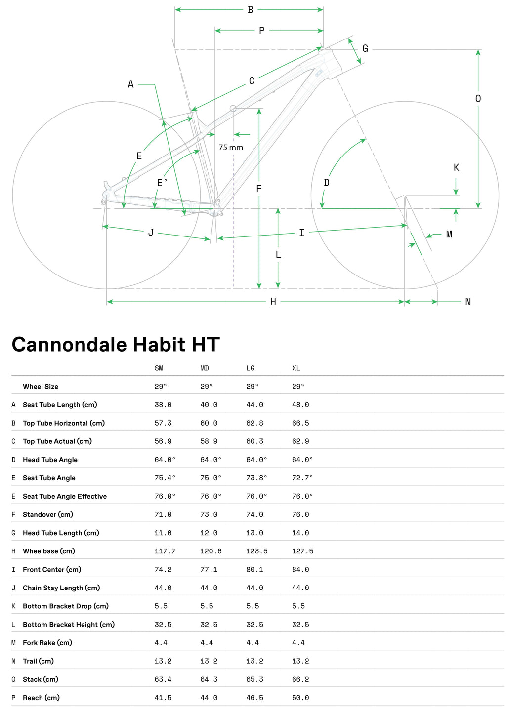 Cannondale Habit HT 1 Tiger Shark