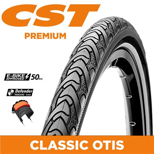 CST - CLASSIC OTIS - 700 X 40 - WIREBEAD 30TPI - DUAL COMPOUND - DEFENDER REBOUND 3MM - REFLECTIVE
