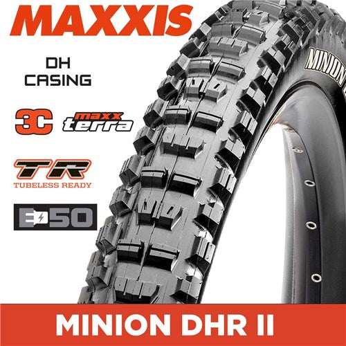 Maxxis Minion Dhrii- 29 X 2.40 - E-50 TR 60X2 - DH 3C Maxxterra