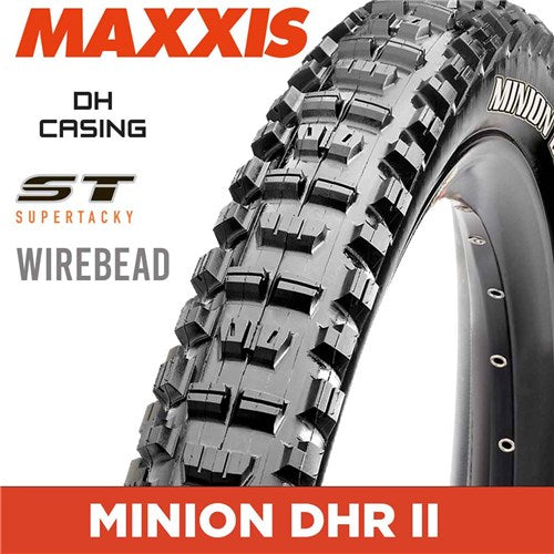 Maxxis Minion Dhr II - 27.5 X 2.40 Wirebead 60TPIX2 DH 42A