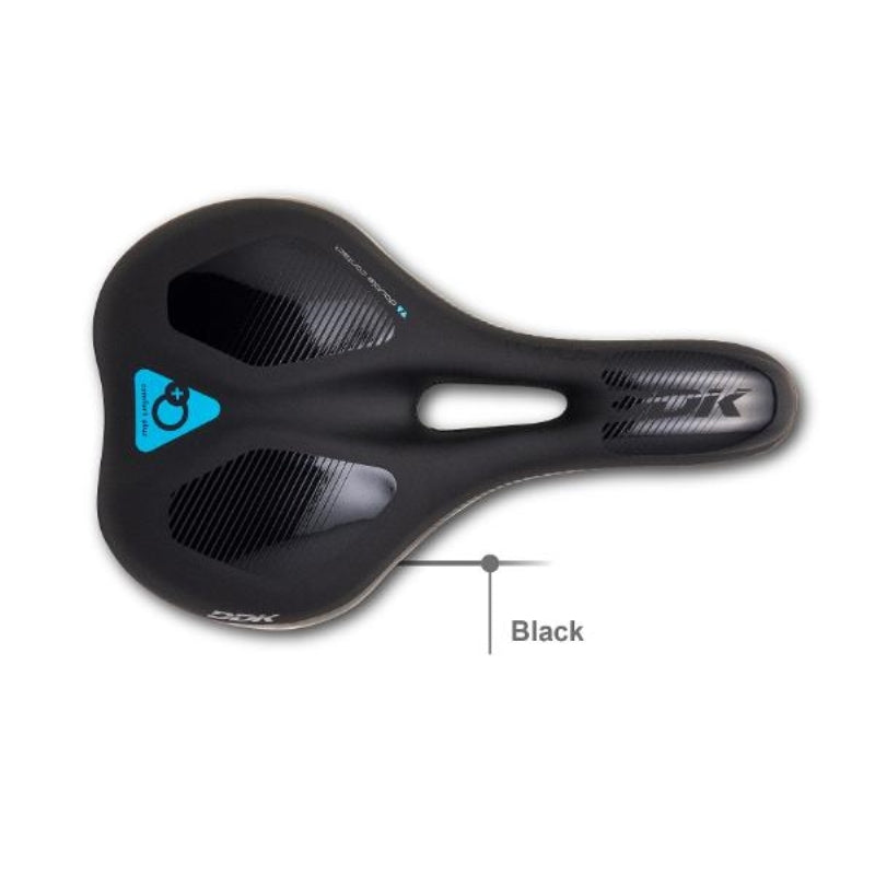 Ddk Saddle - E-trek - Support & Memory Foam - Steel Rail - 280X174MM - 330G
