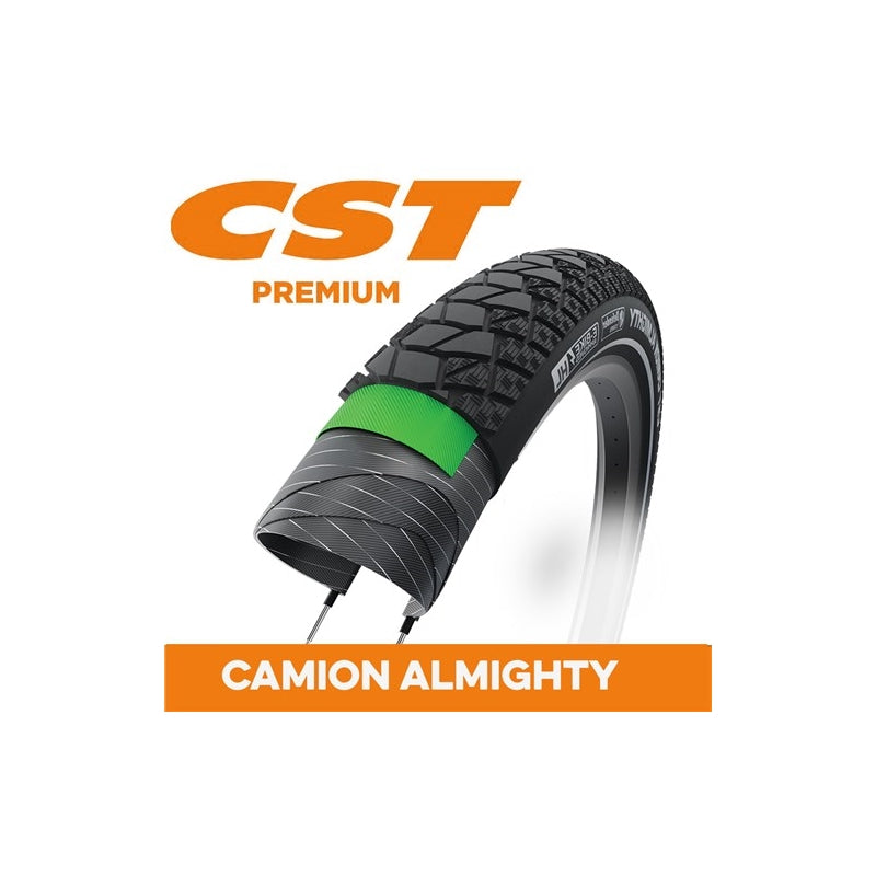 Cst Camion Almighty 26 X 2.4 - WIREBEAD - Ref Strip 60TPI - E-cargo - High Load