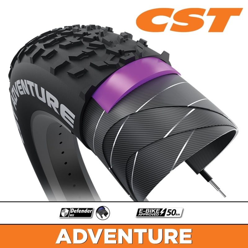 Cst Tyre Adventure - 16 X 4.0 - Wirebead 30TPI - DC2 Comp E25 Defender Mix TU2