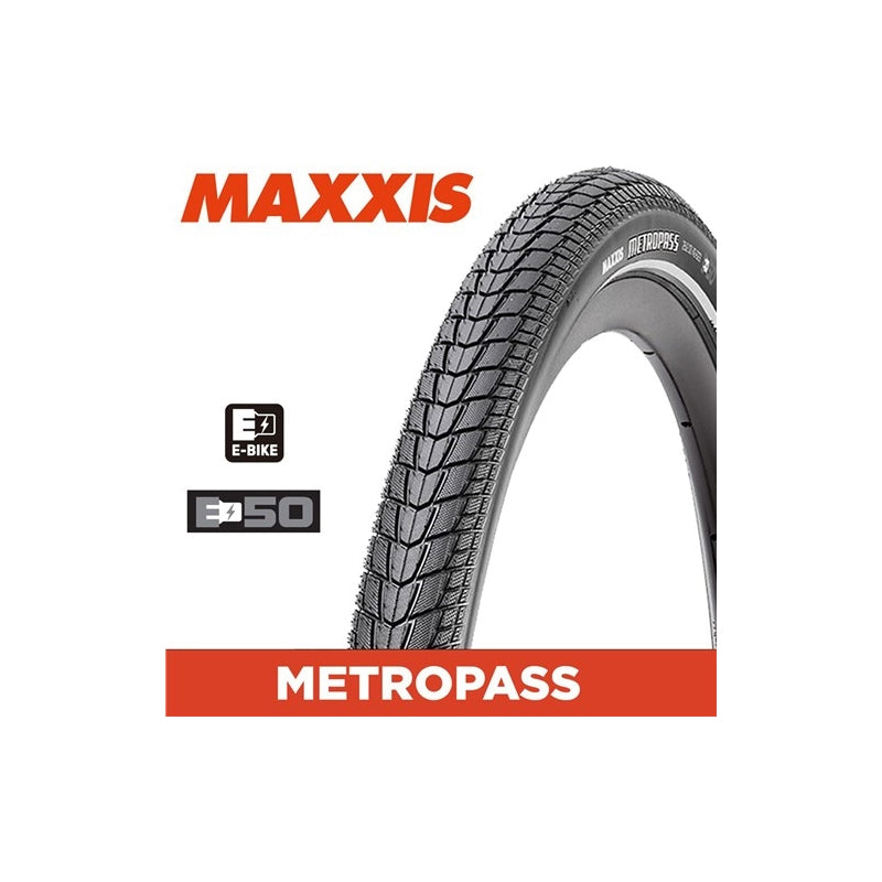 Maxxis Metropass 700 x 45, RI + Reflective 60TPI E-50 Tyre