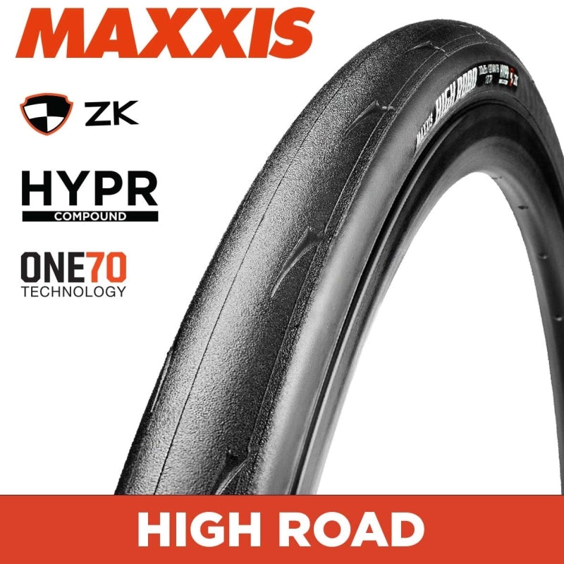 MAXXIS HIGH ROAD 700 X 28C HYPR ZK ONE70 170TPI TYRE