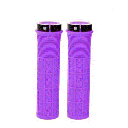 Qbp Qbp Grip Mtb Lock On Single 130MM Purple SUPREME CYCLES