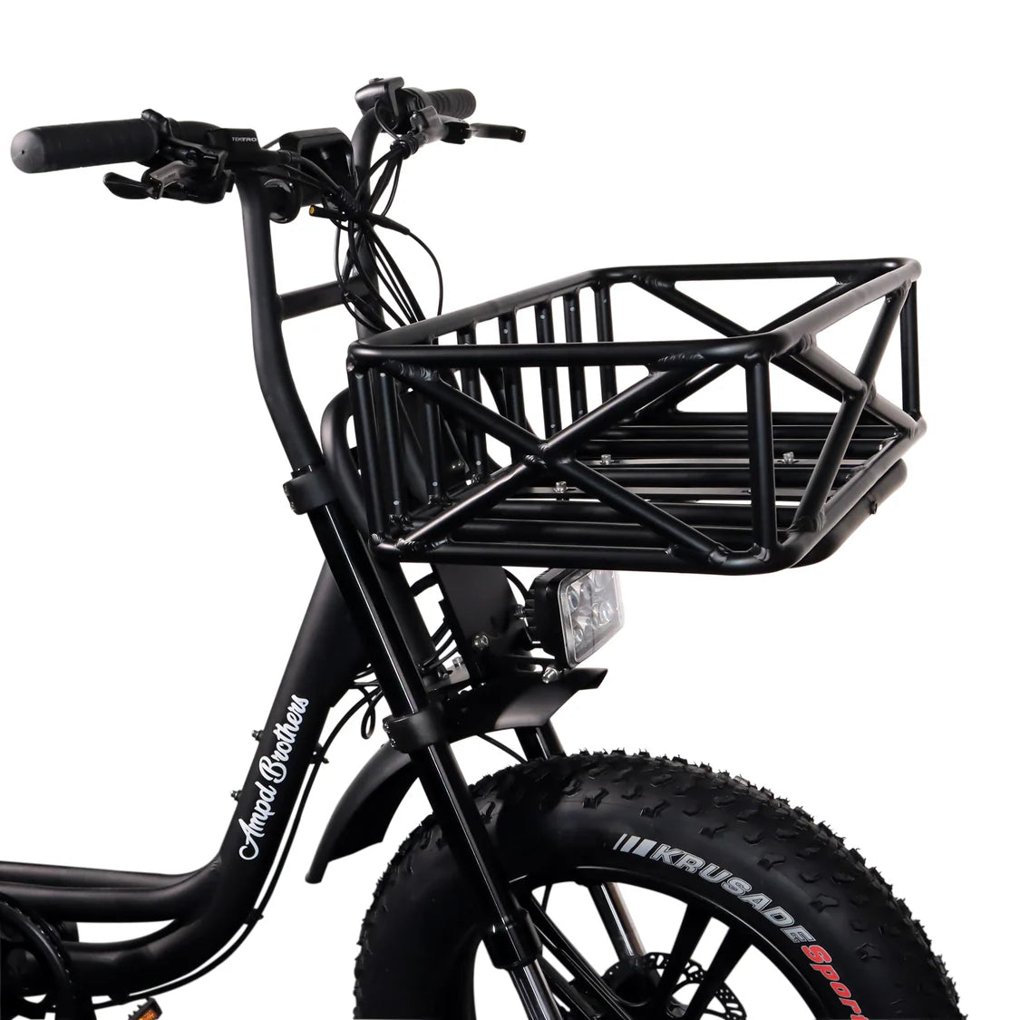 Ampd Bros Ace Front Cargo Rack And Basket Set