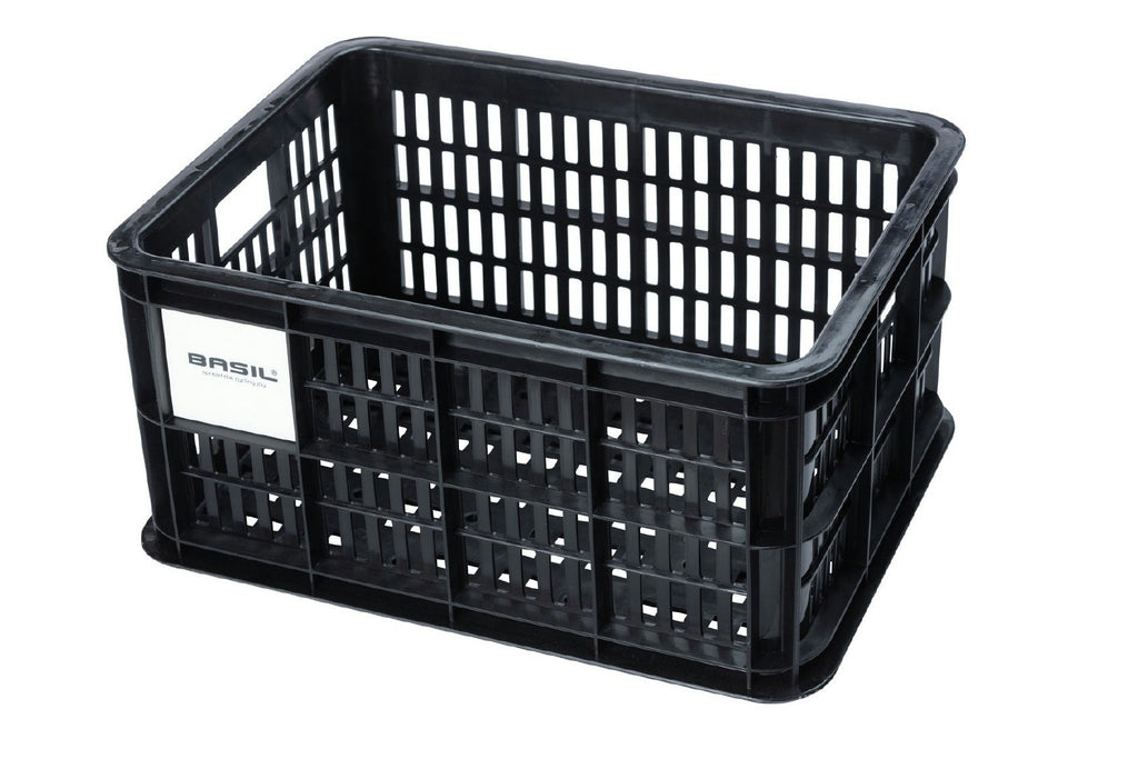 Basil Bicycle Crate S 17.5L Recycled Black