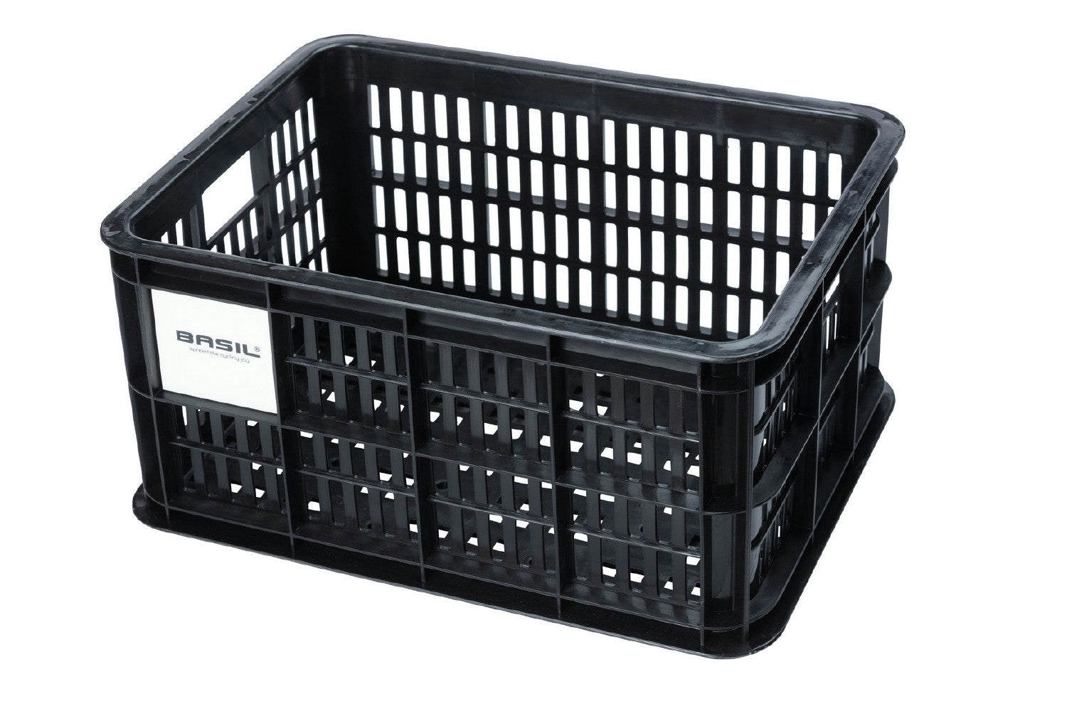 Basil Bicycle Crate S 17.5L Recycled Black
