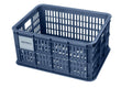 Basil Bicycle Crate S 17.5L Recycled Bluestone