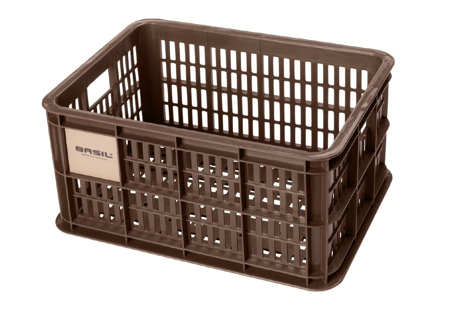 Basil Bicycle Crate S 17.5L Recycled Brown β SUPREME CYCLES