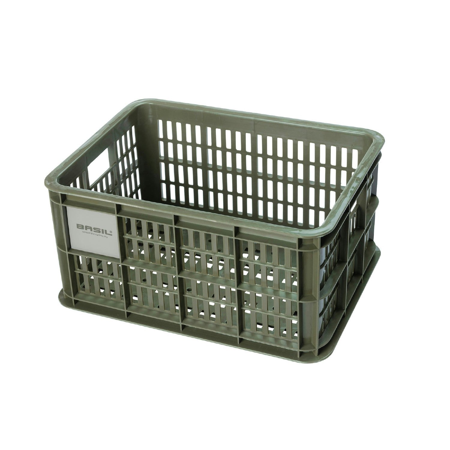 Basil Bicycle Crate S Small 175L Moss Green