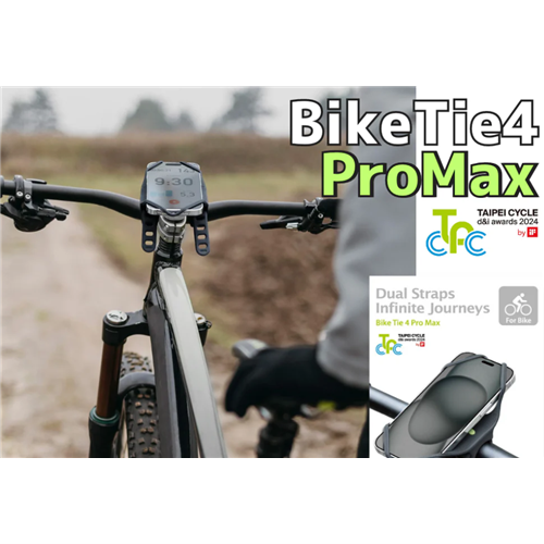 Bike Tie Pro Max- Black Dual Strap